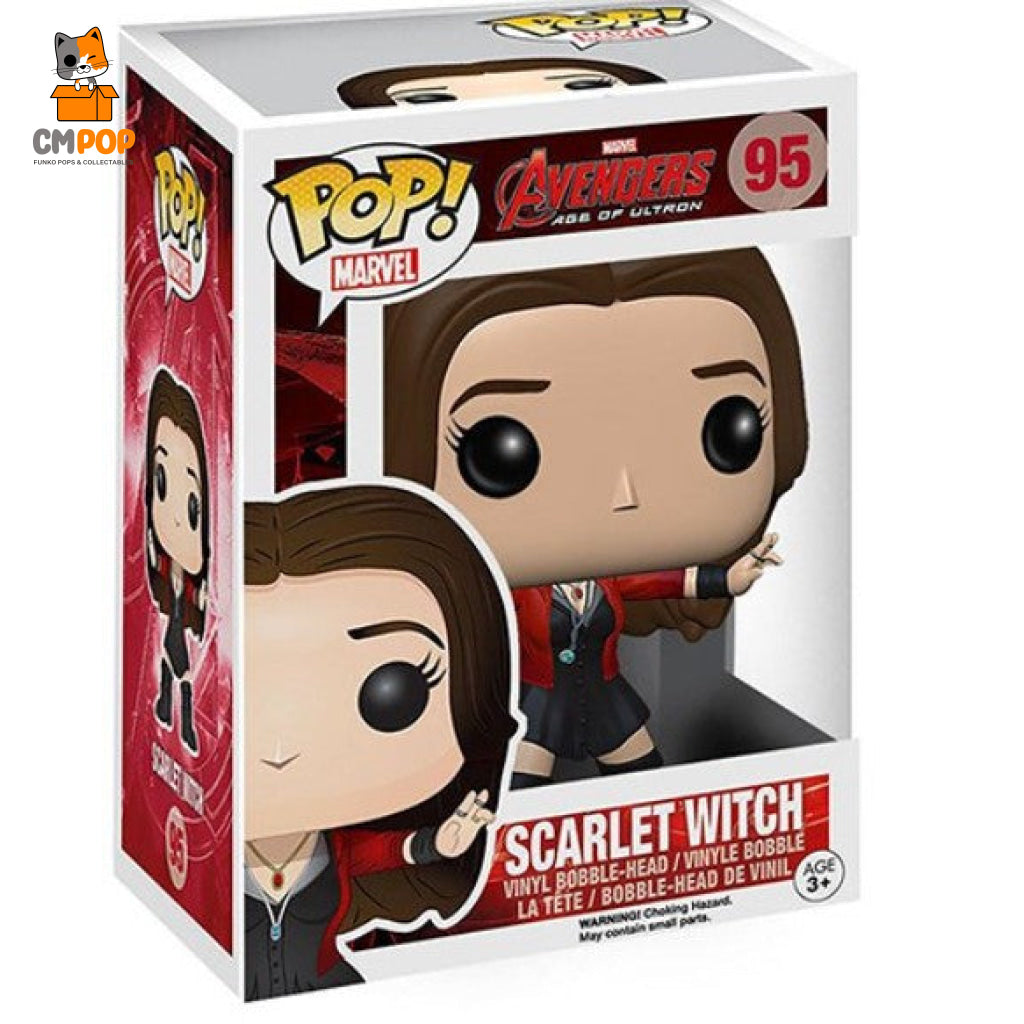 Scarlet Witch - #95 Funko Pop! Age Of Ultron 7/10 Condition Pop