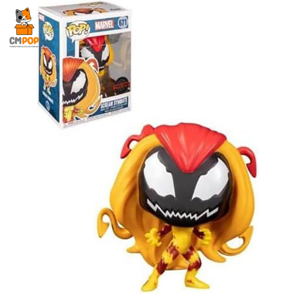 Scream Symbiote - #671 Funko Pop! Marvel Special Edition Pop