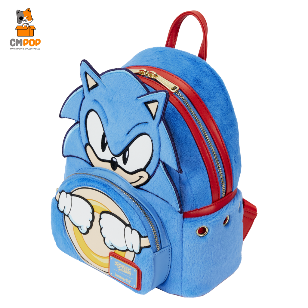 Sega Sonic The Hedgehog Classic Cosplay Mini Backpack - Loungefly