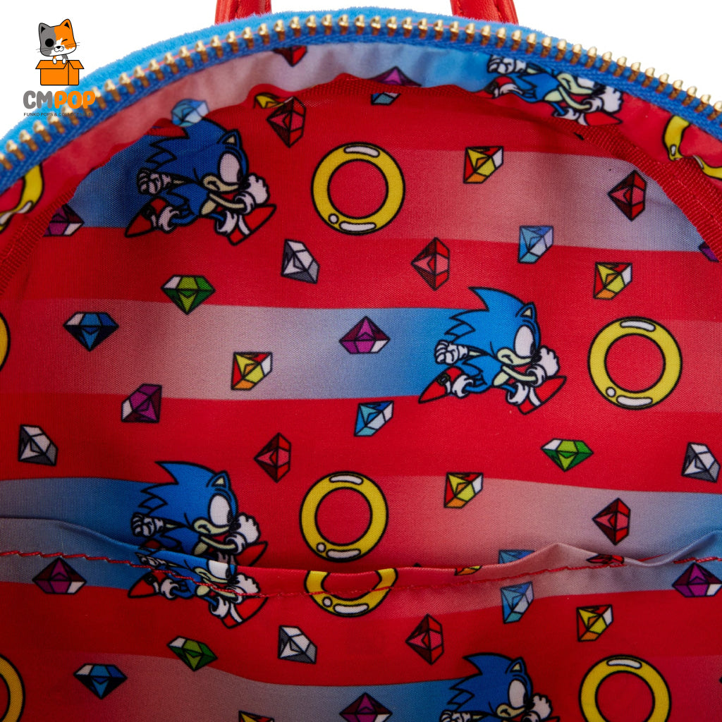 Sega Sonic The Hedgehog Classic Cosplay Mini Backpack - Loungefly