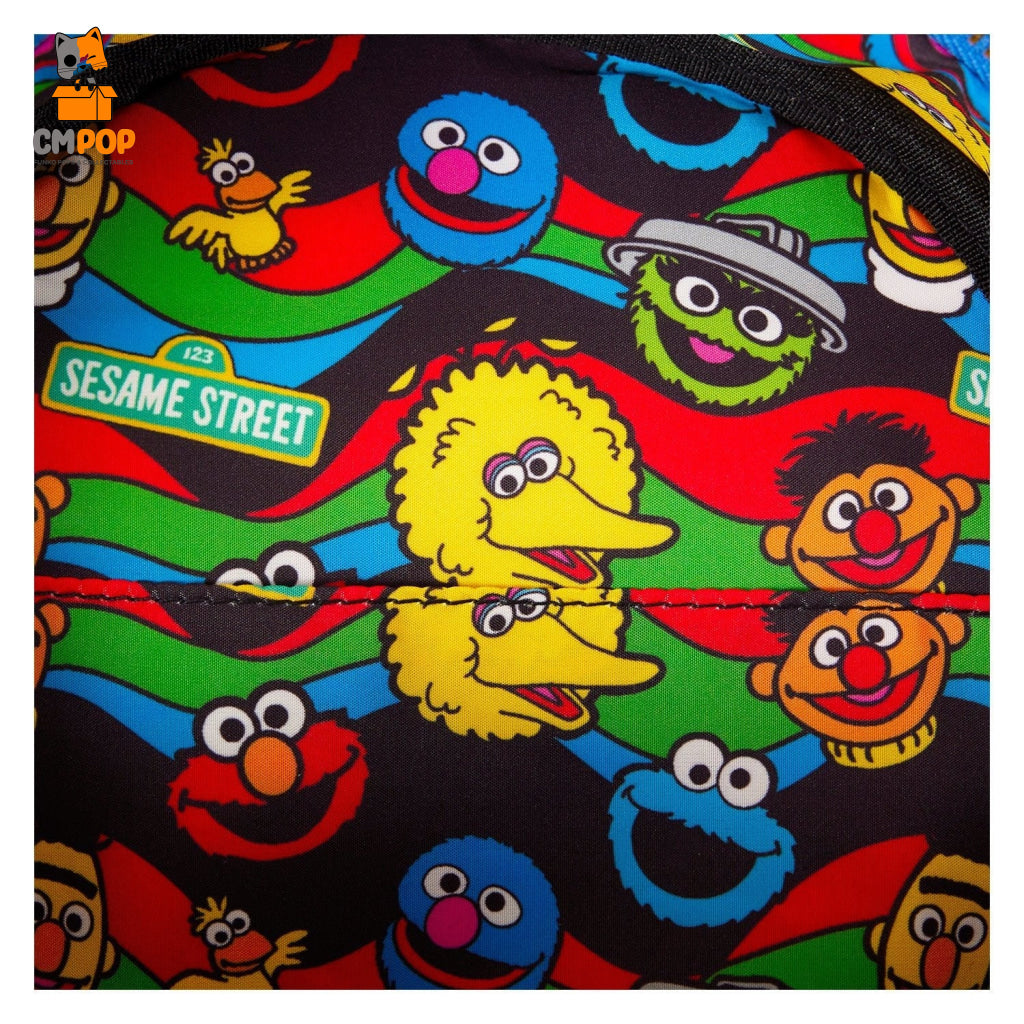 Sesame Street Lenticular Retro TV - Crossbody Bag - Loungefly Loungefly