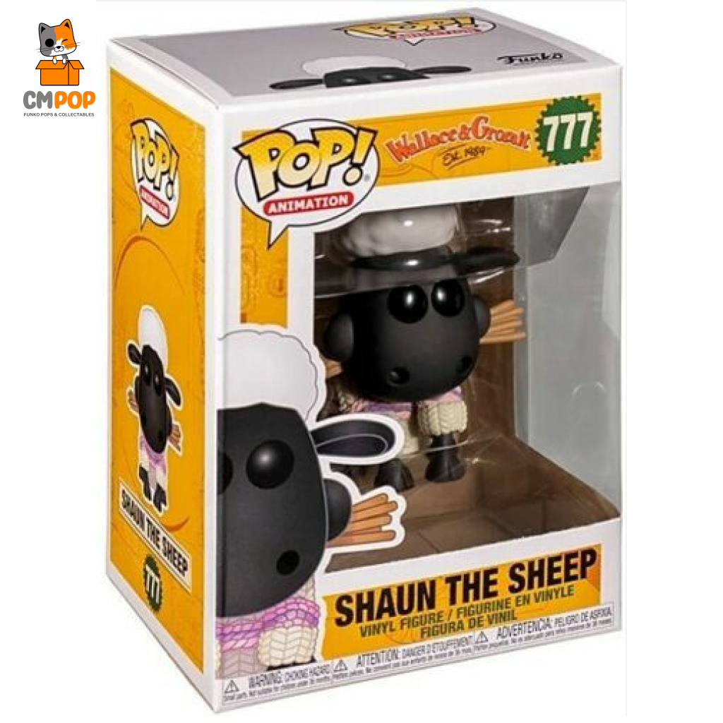 Shaun The Sheep - #777- Funko Pop! Wallace And Grommet Animation Pop