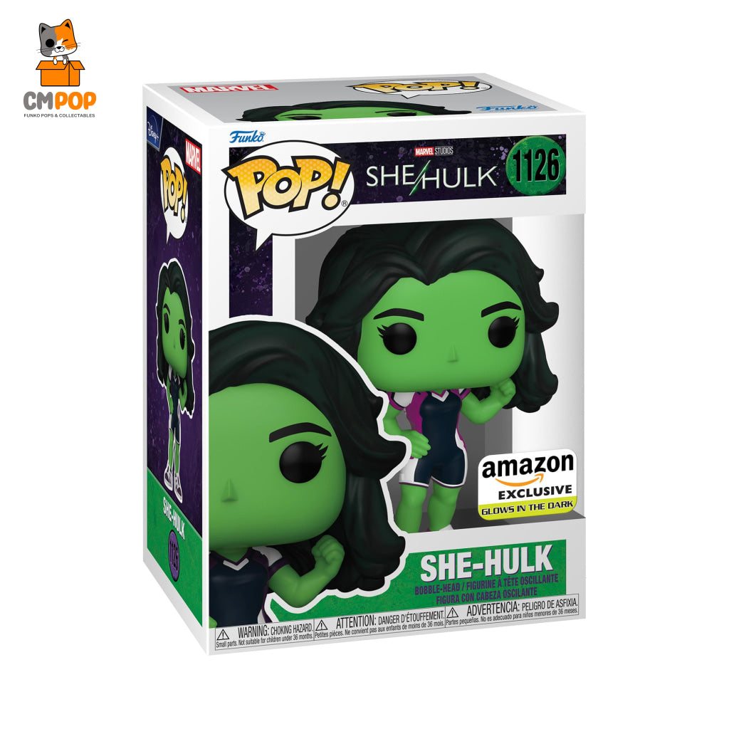 She Hulk - #1126 Funko Pop! Pop! Amazon Exclusive Pop Oob