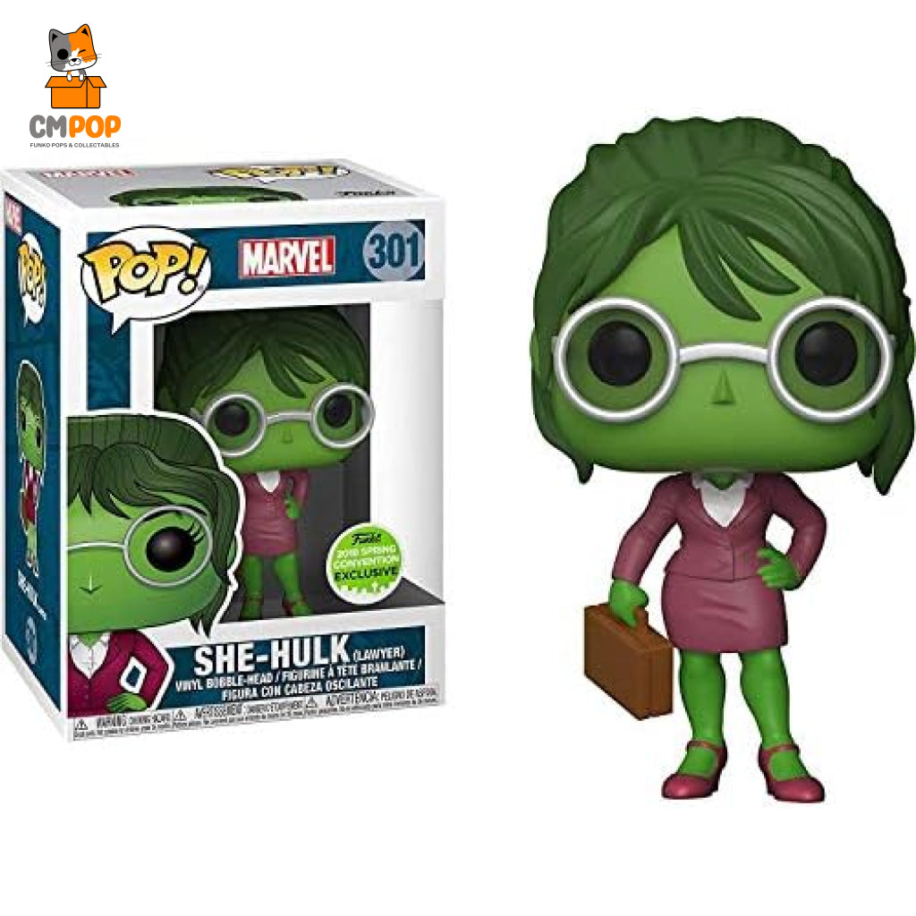 She-Hulk (Lawyer) - #301 Funko Pop! Marvel 2018 Spring Convention Exclusive Pop