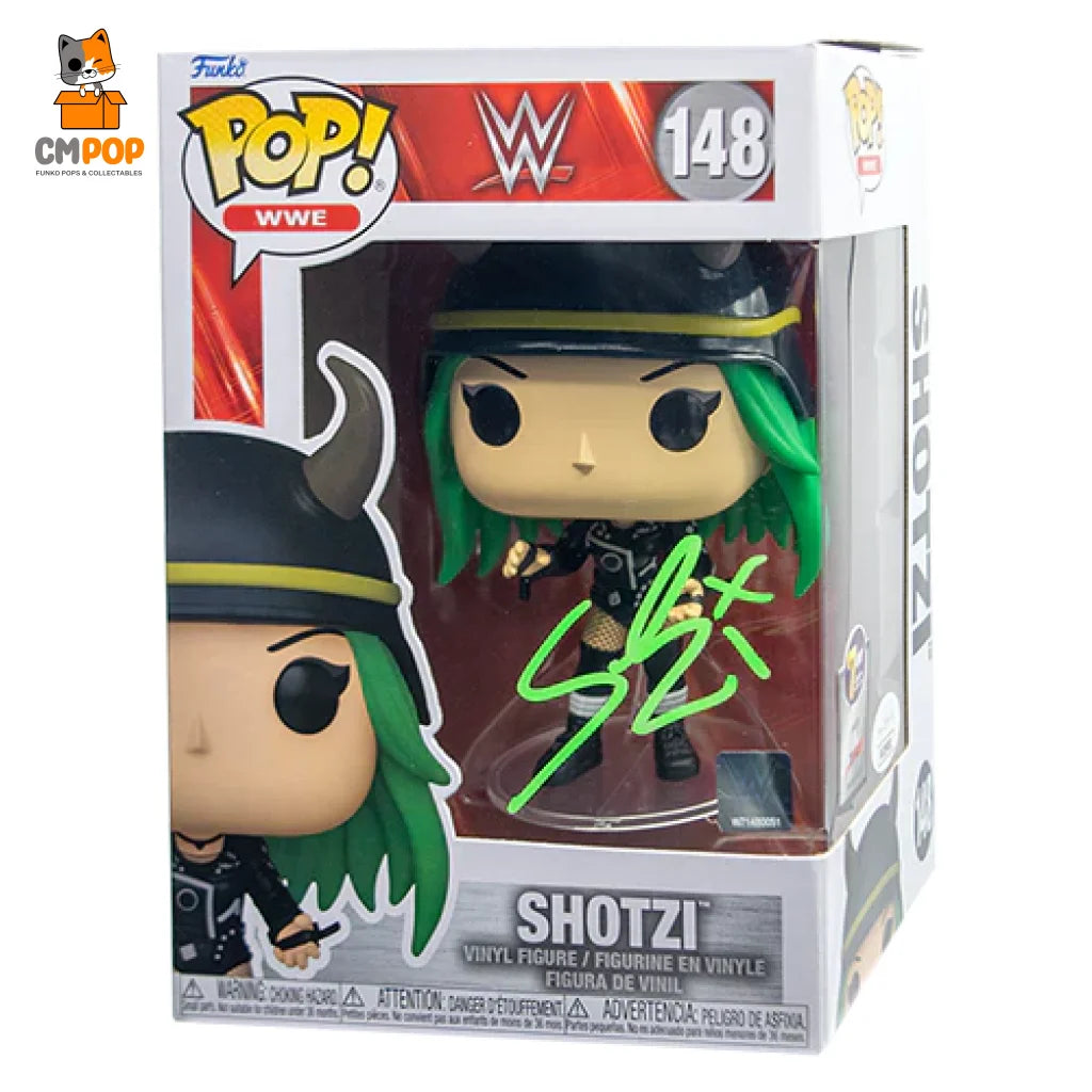 Shotzi - #149 Funko Pop! Wwe W Signed By (Pcs) Certified Pop