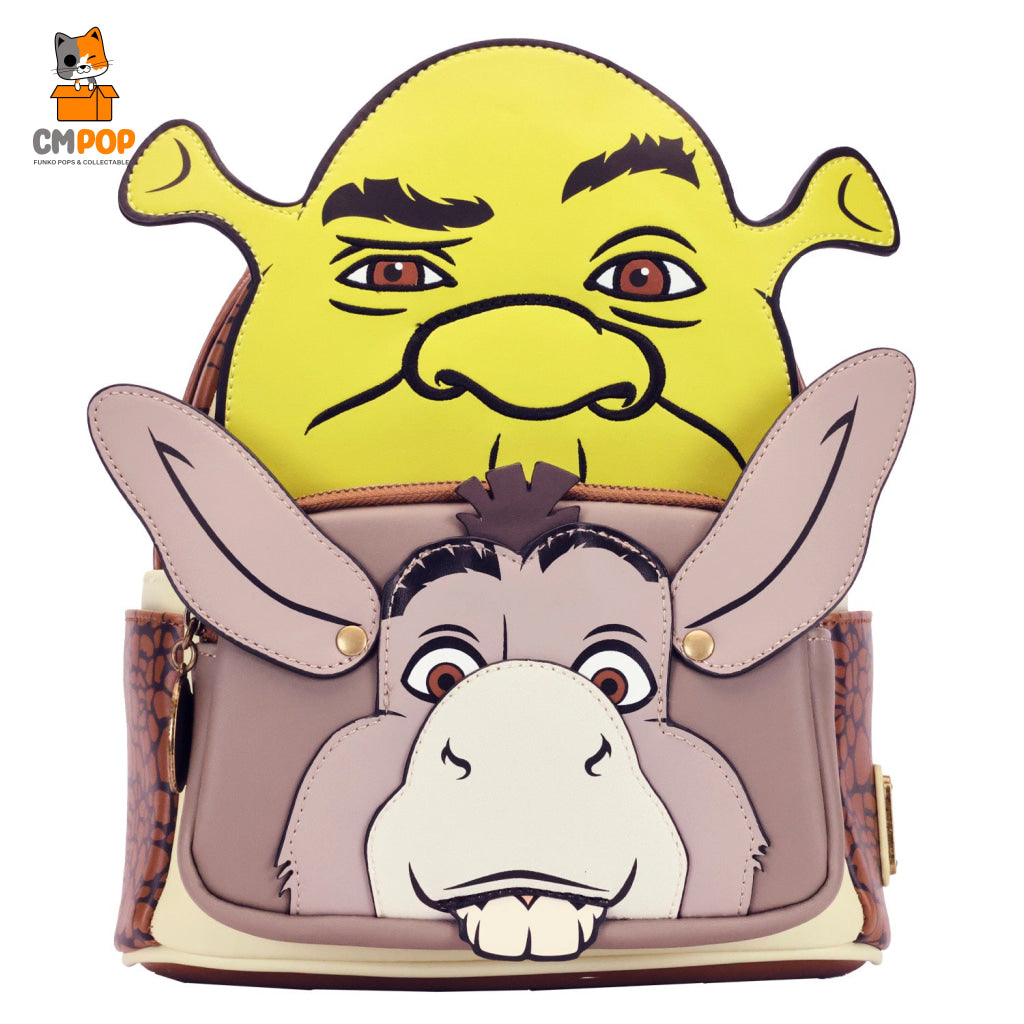 Shrek and Donkey Cosplay Mini Backpack - Loungefly Loungefly