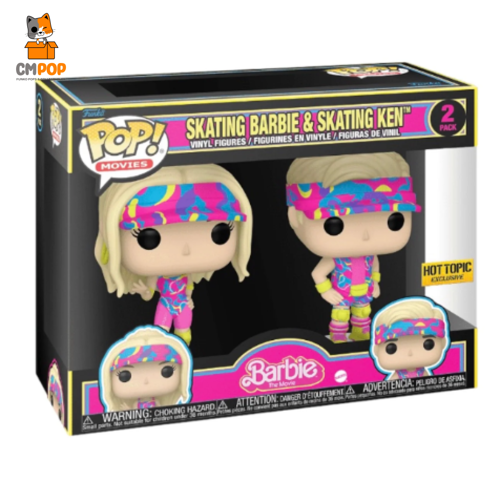 Skating Barbie & Ken - Funko Pop! Pop Movies Hot Topic Exclusive