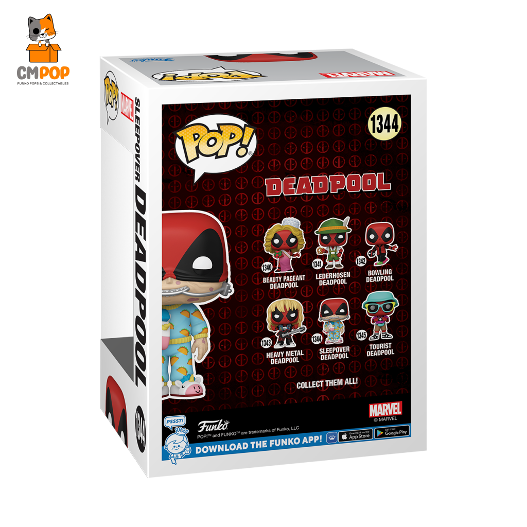 Sleepover - #1344 - Funko Pop! Marvel Deadpool Pop