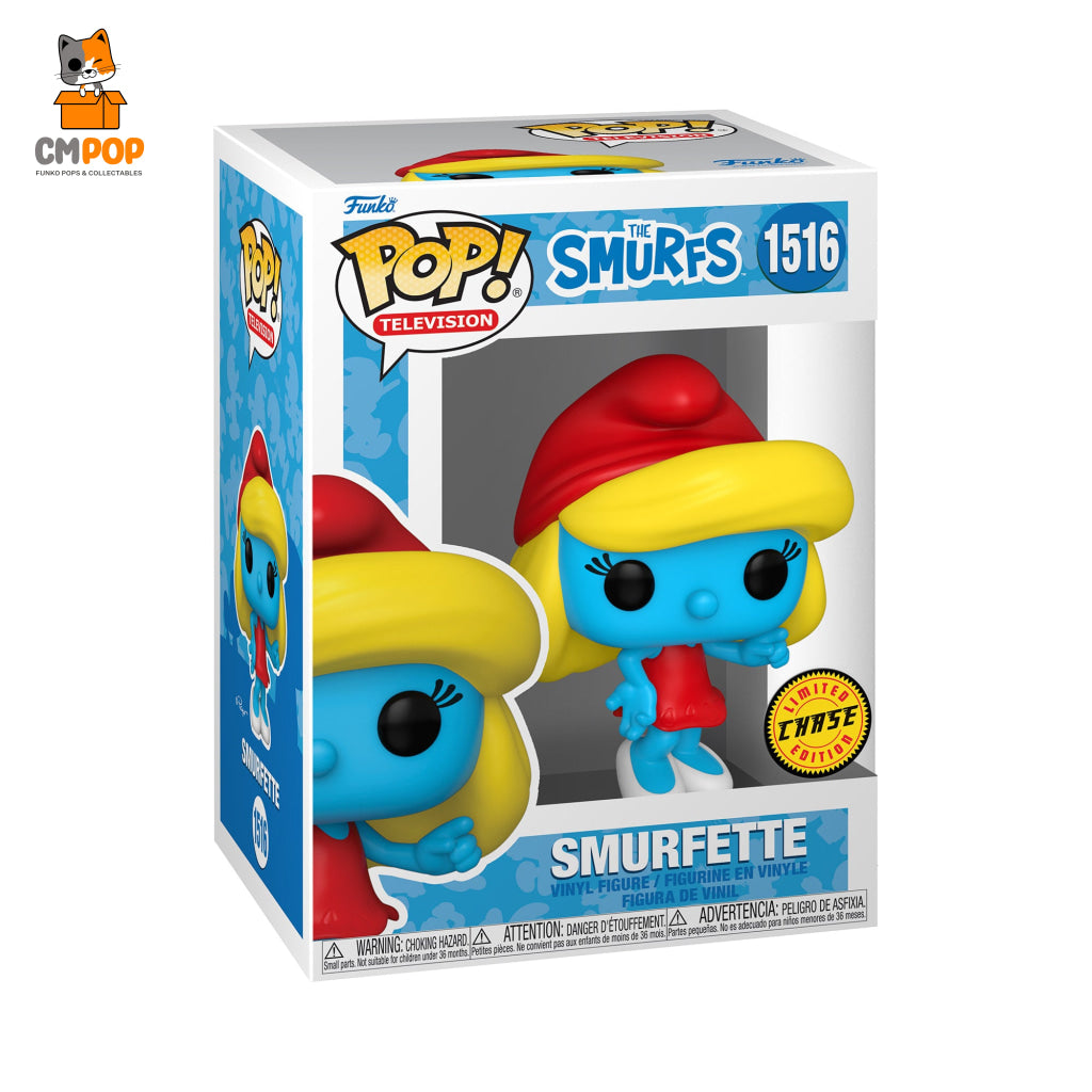 Smurfette Chase #1516 Funko Pop! - The Smurfs Exclusive Pop