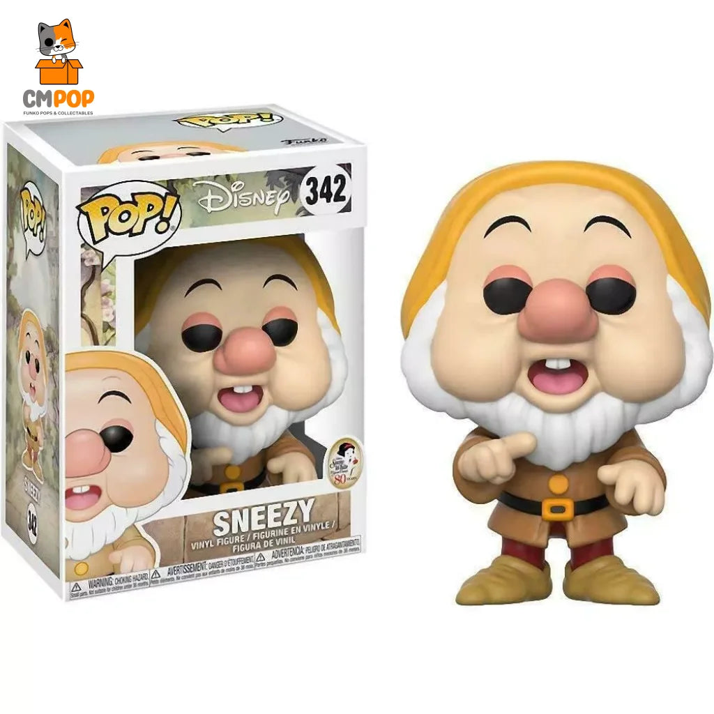 Sneezy - #342 Funko Pop Disney Snow White 80 Years