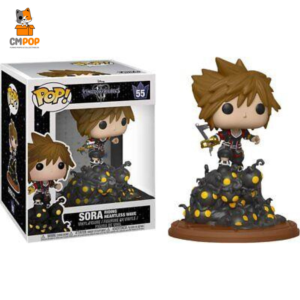 Sora Riding Heartless Wave - #55 Funko Pop! Disney Kingdom Hearts Game Stop Exclusive