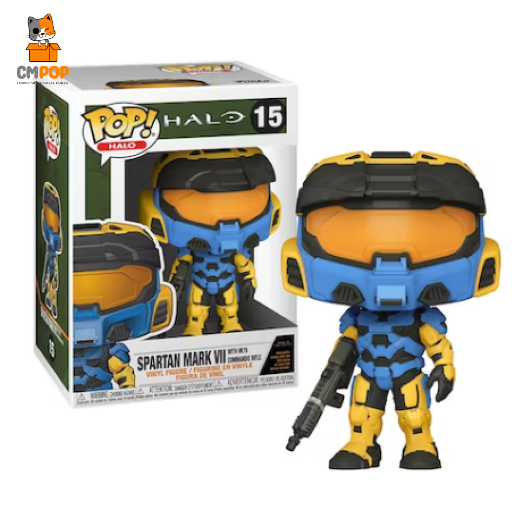 Spartan Mark V11 With Vk78 Commando Rifle - Halo #15 Funko Pop! Pop