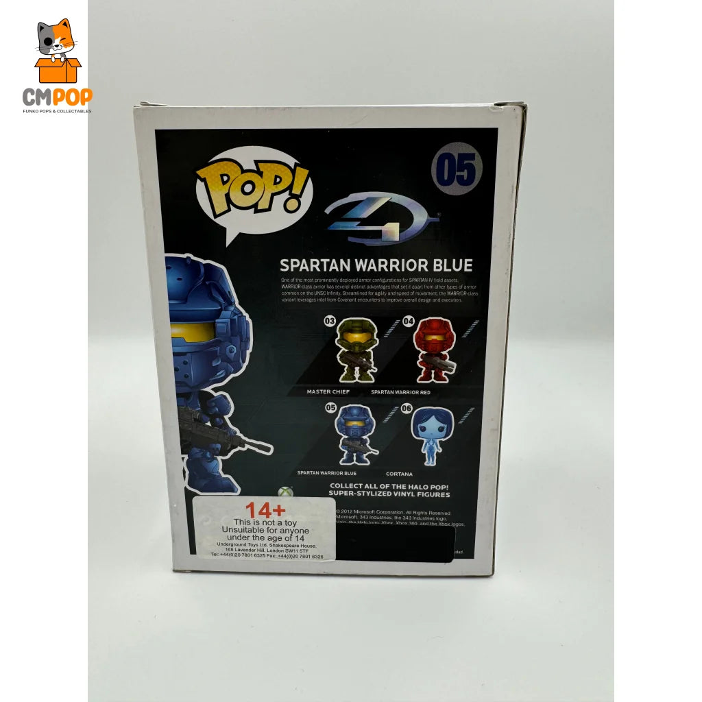 Spartan Warrior Blue - #05 Funko Pop! Halo Pop