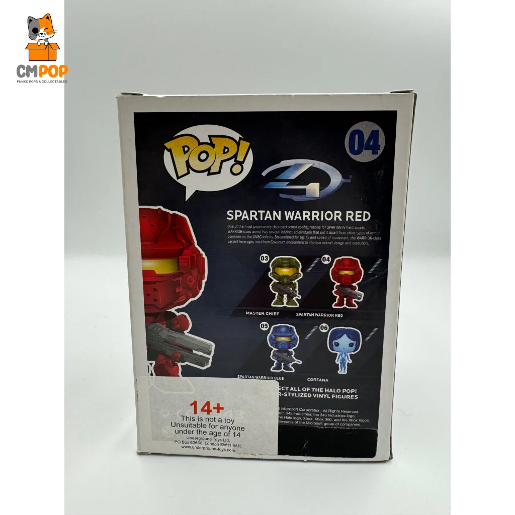 Spartan Warrior Red - #04 Funko Pop! Halo Pop