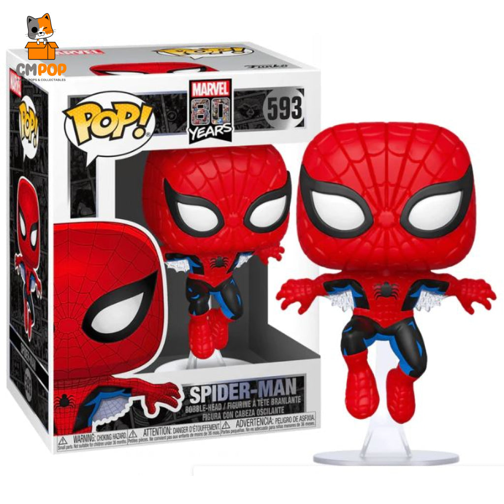 Spider-Man - #593 Funko Pop! Marvel 80 Years Pop