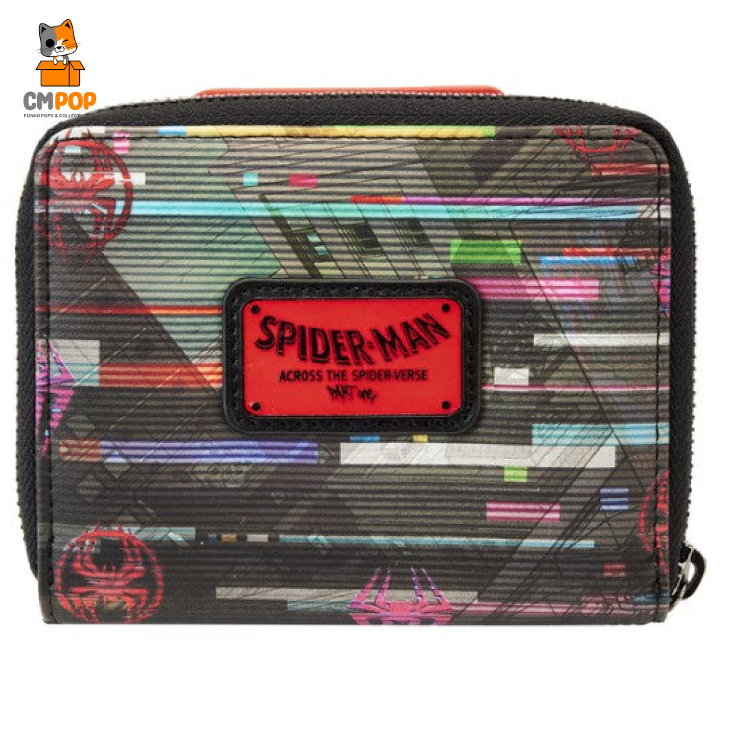 Spider-Man: Across The Spider-Verse Lenticular Zip Around Wallet - Loungefly