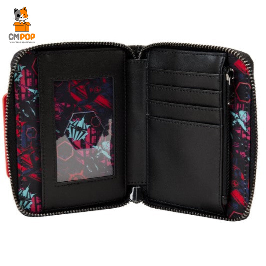 Spider-Man: Across The Spider-Verse Lenticular Zip Around Wallet - Loungefly