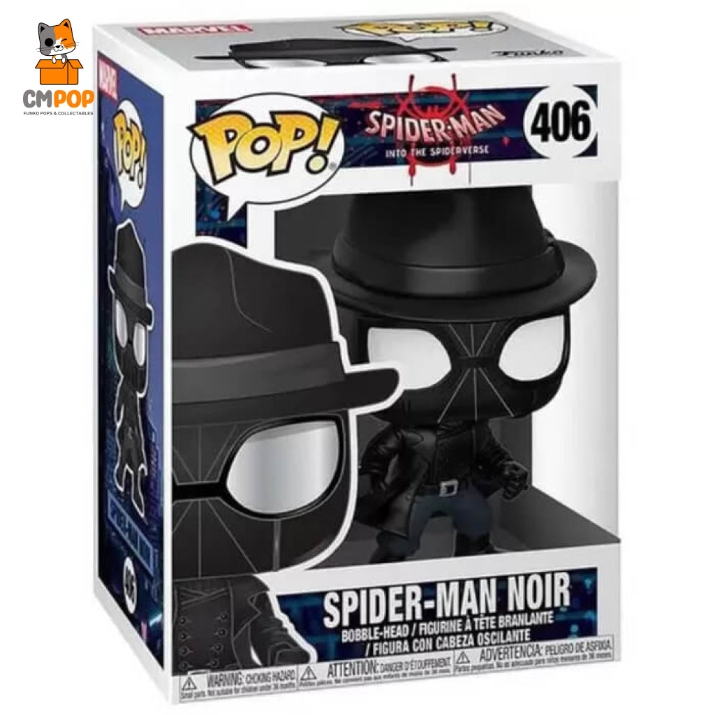 Spider-Man Noir - #406 - Funko Pop! - Marvel Funko Pop