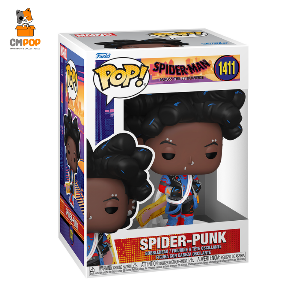 Spider-Punk - #1411 Funko Pop! Spider Man Marvel Pop