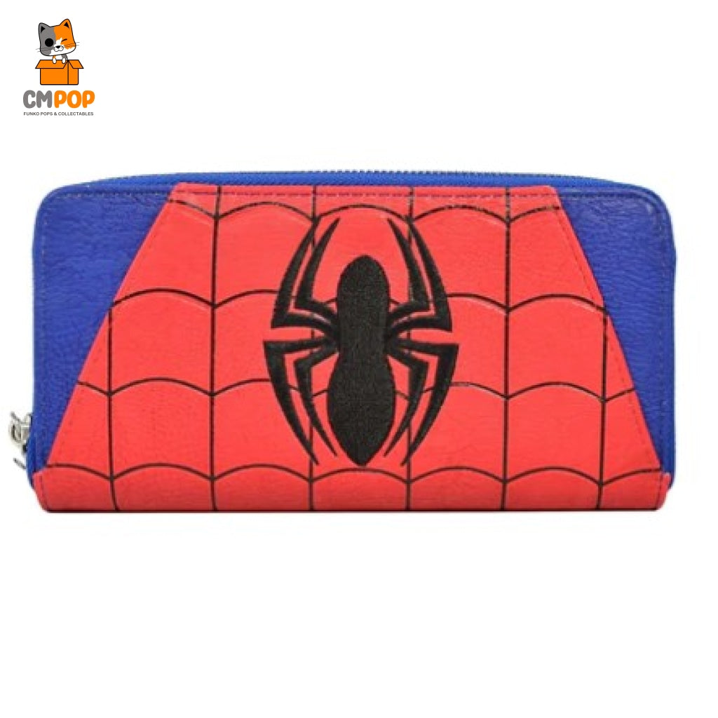 Spiderman Logo Zip Around Wallet - Marvel Loungefly