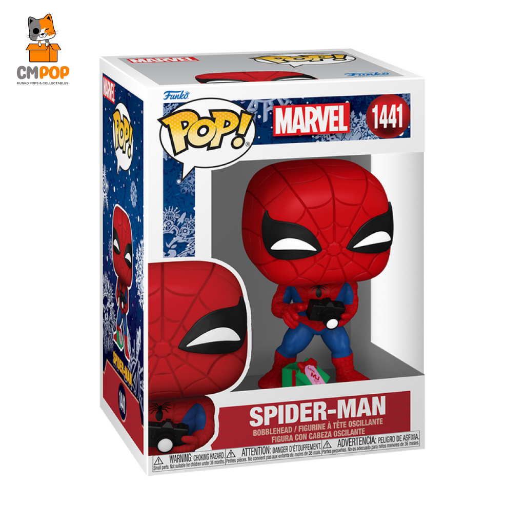 Spiderman With Open Gift -#1441 - Marvel Funko Pop