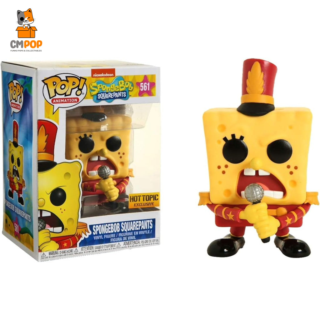 Spongebob Squarepants - #561 Funko Pop! Animation Squarepants Hot Topic Exclusive Pop