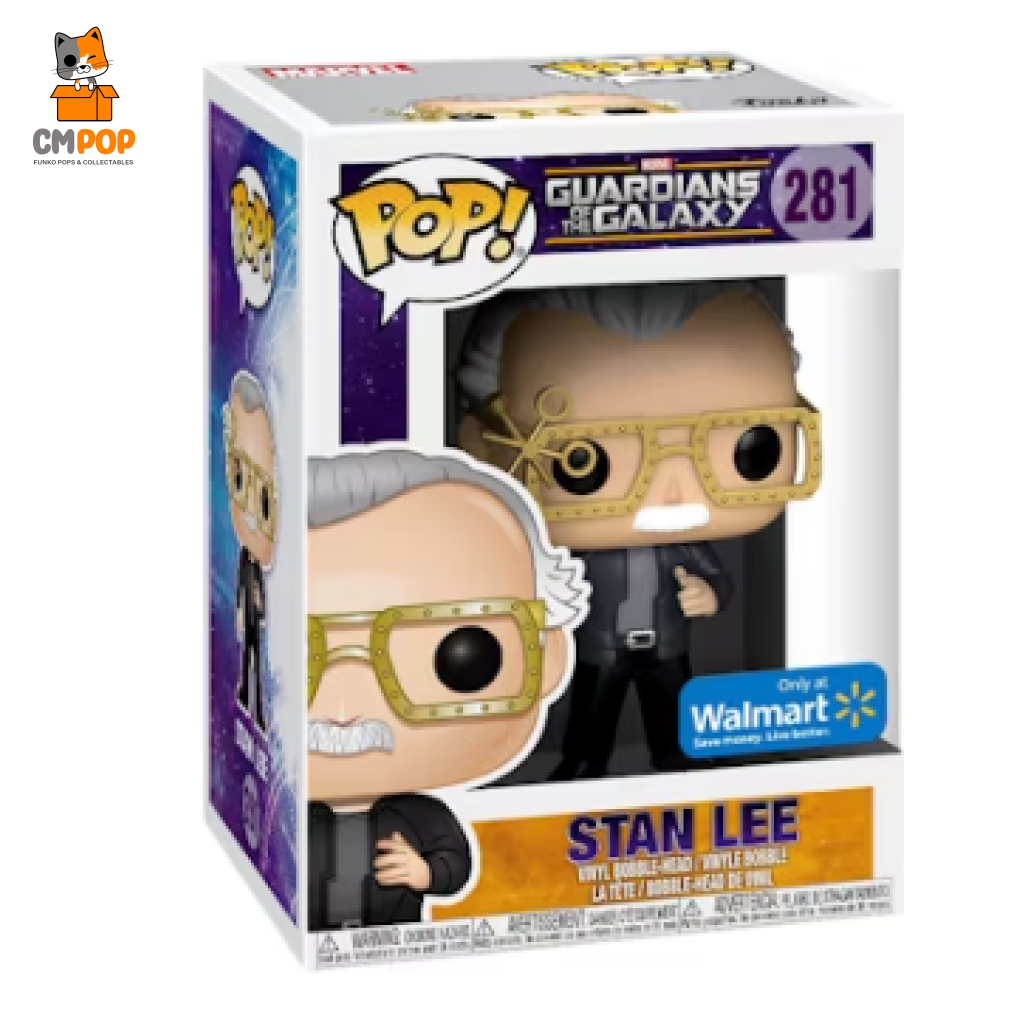 Stan Lee - #281 Funko Pop! Marvel Guardians Of The Galaxy Walmart Exclusive Pop