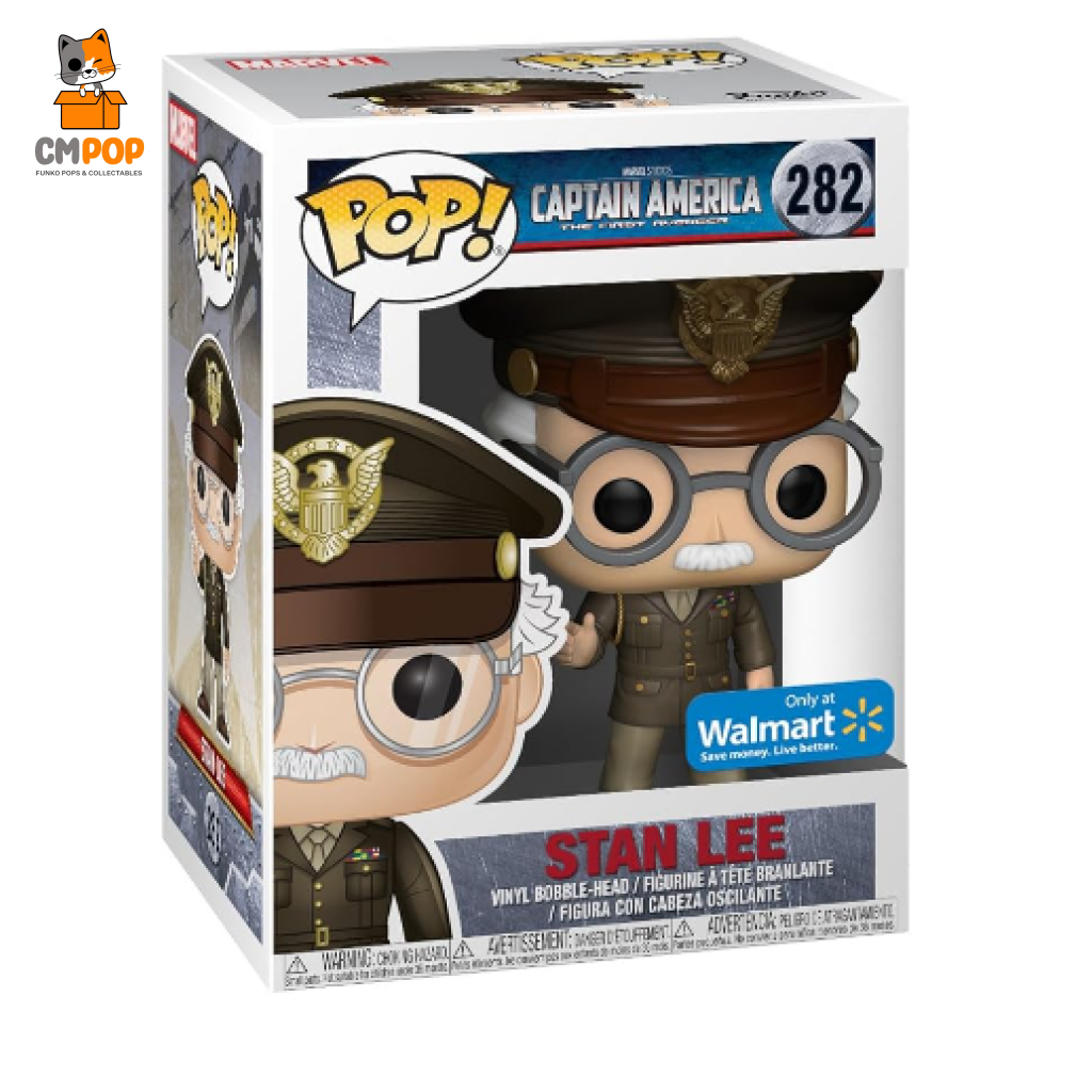 Stan Lee - #282 Funko Pop! Marvel Captain America Walmart Exclusive Pop