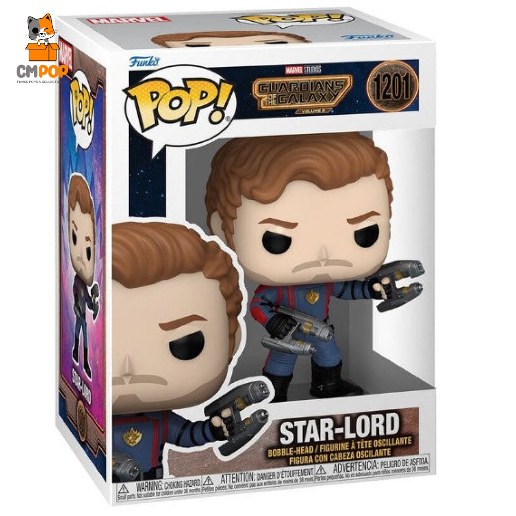 Star-Lord- #1201 - Funko Pop! Guardians Of The Galaxy Vol 3 Pop