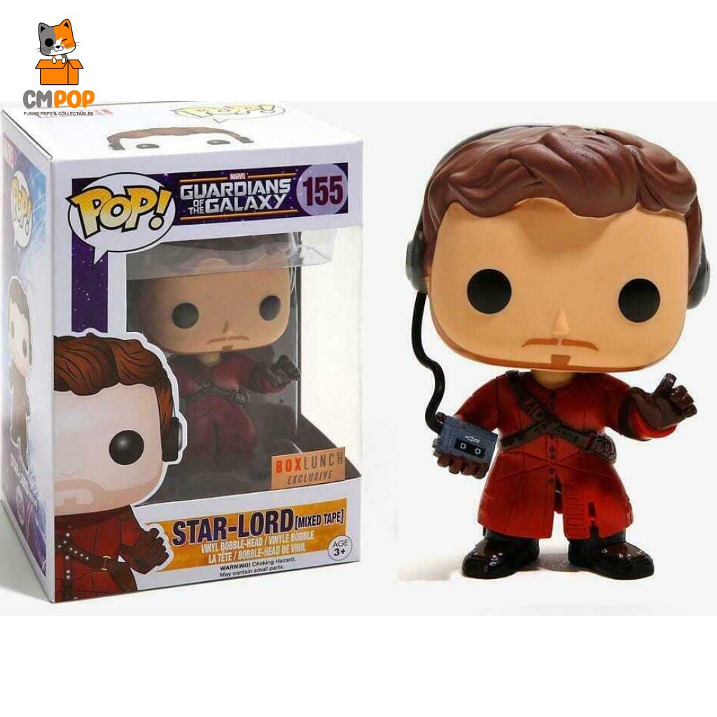 Star-Lord -#155 - Funko Pop! Guardians Of The Galaxy Box Lunch Exclusive Pop