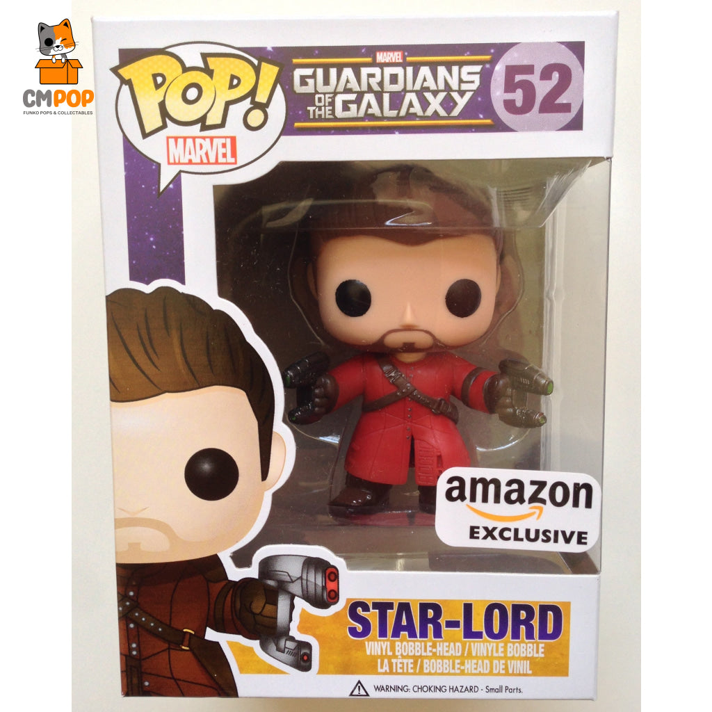 Star-Lord - #52 Funko Pop! Marvel Guardians Of The Galaxy Amazon Exclusive