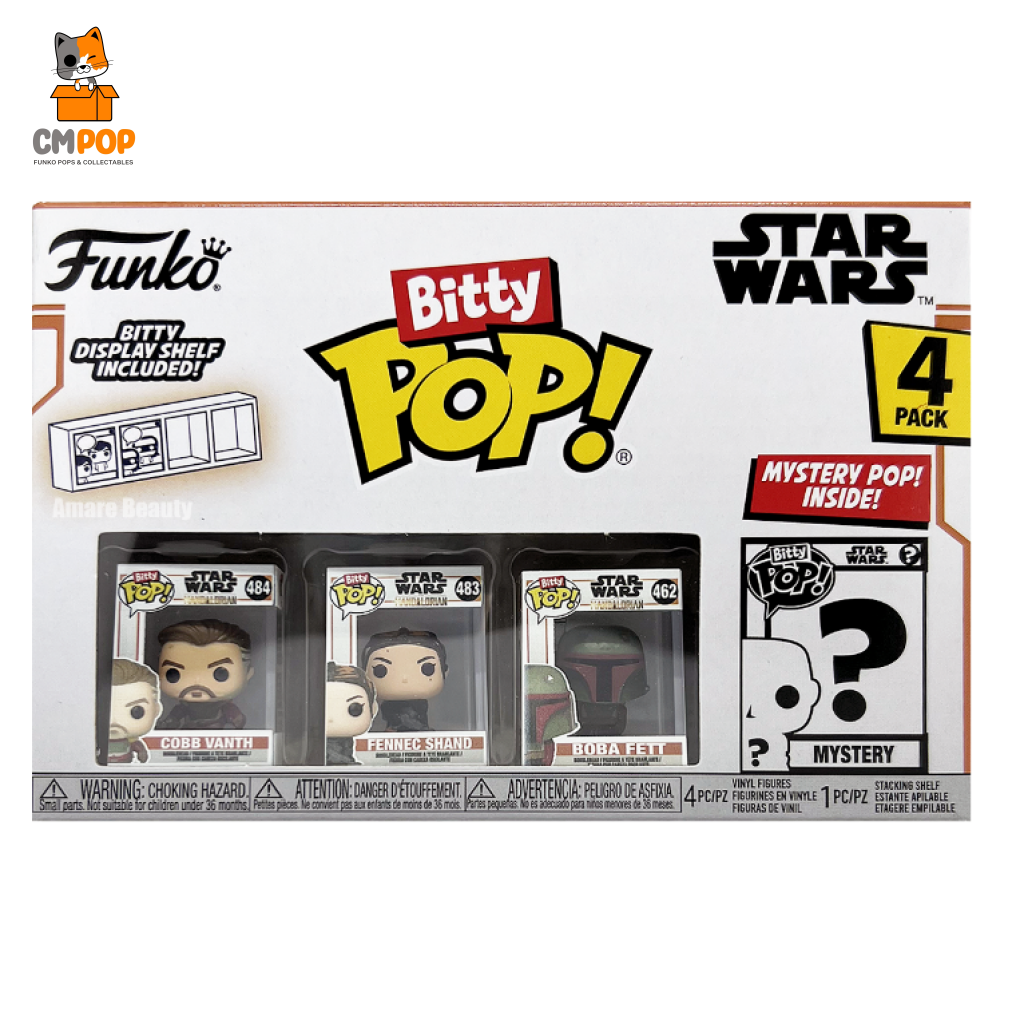 Star Wars Marshal - Mandalorian Bitty Pop 4 Pack Pop! Funko