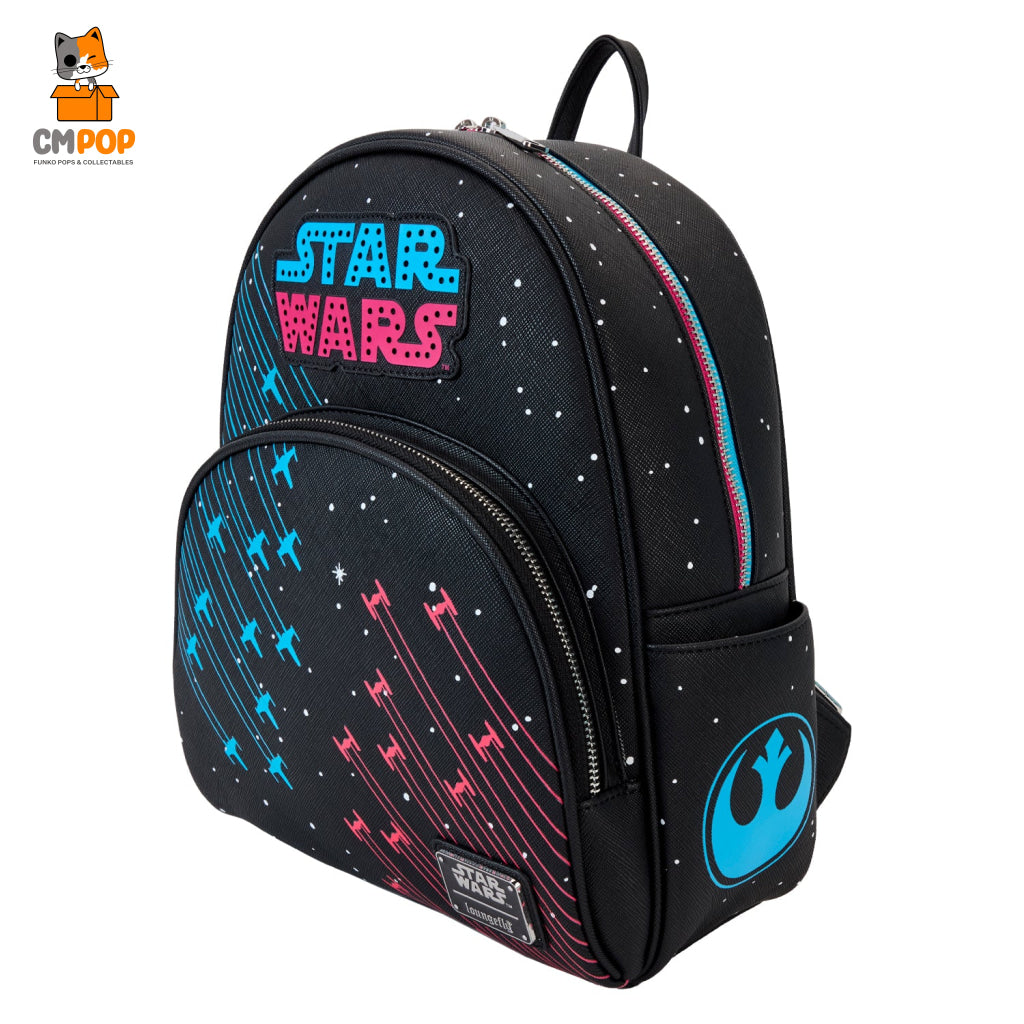 Star Wars Neon 70S Mini Backpack - Loungefly