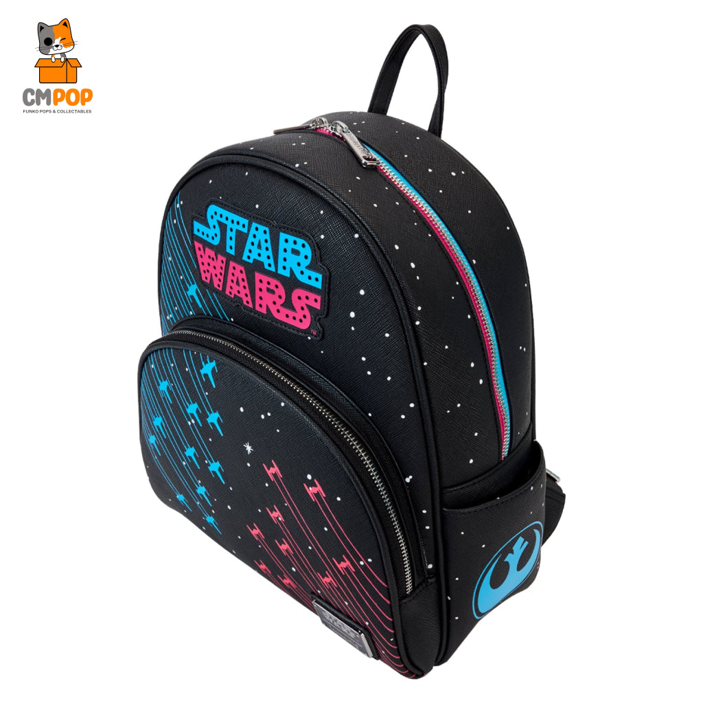 Star Wars Neon 70S Mini Backpack - Loungefly