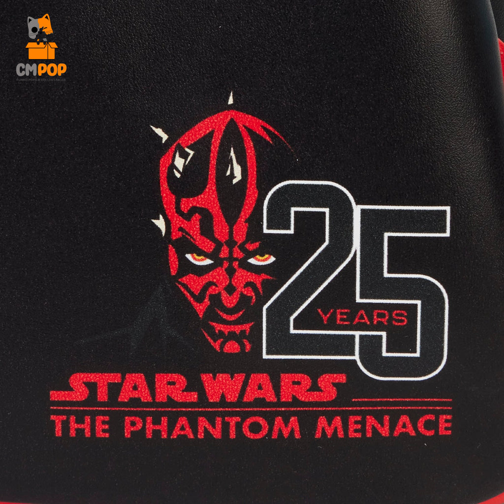 Star Wars Phantom Menace - 25Th Darth Maul Detachable Hood Cosplay Mini Backpack Wars Loungefly