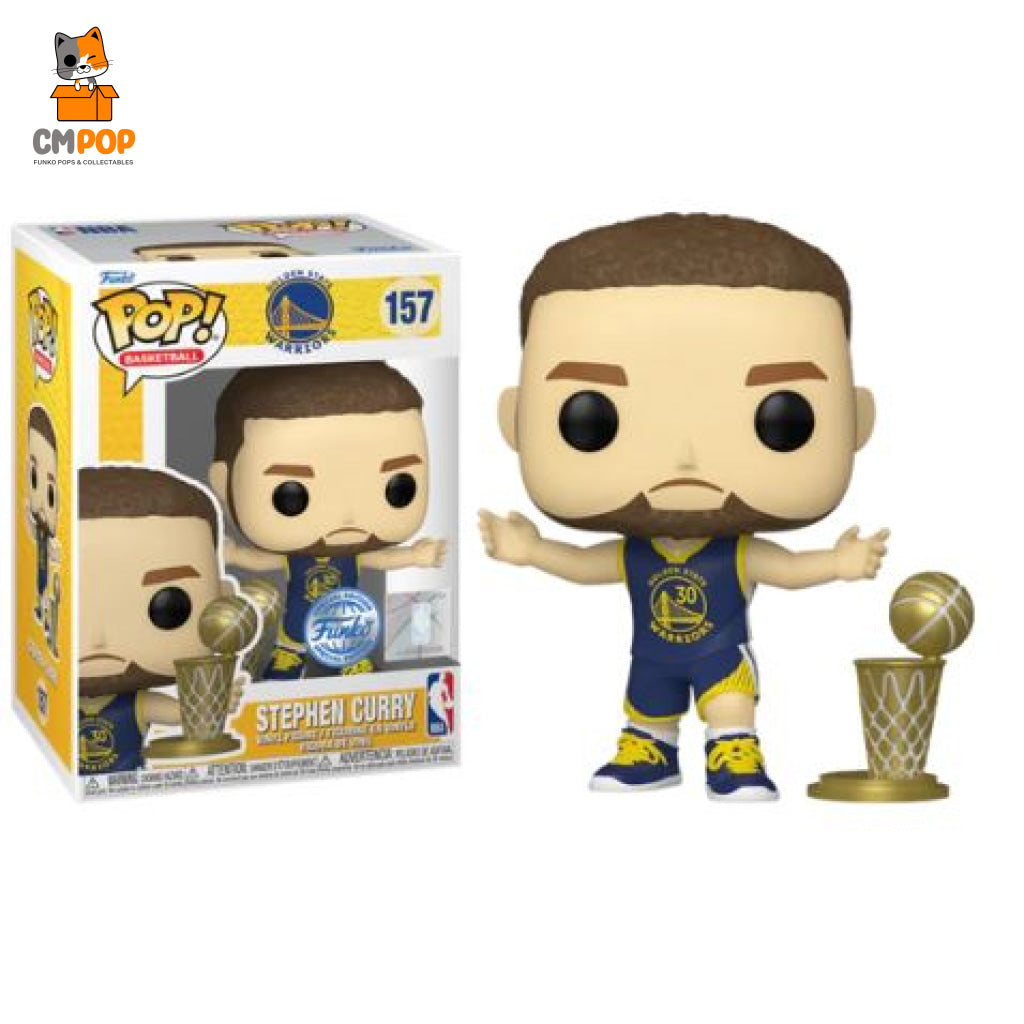 Stephen Curry With Trophy - #157 Funko Pop! Nba Special Edition Exclusive Pop
