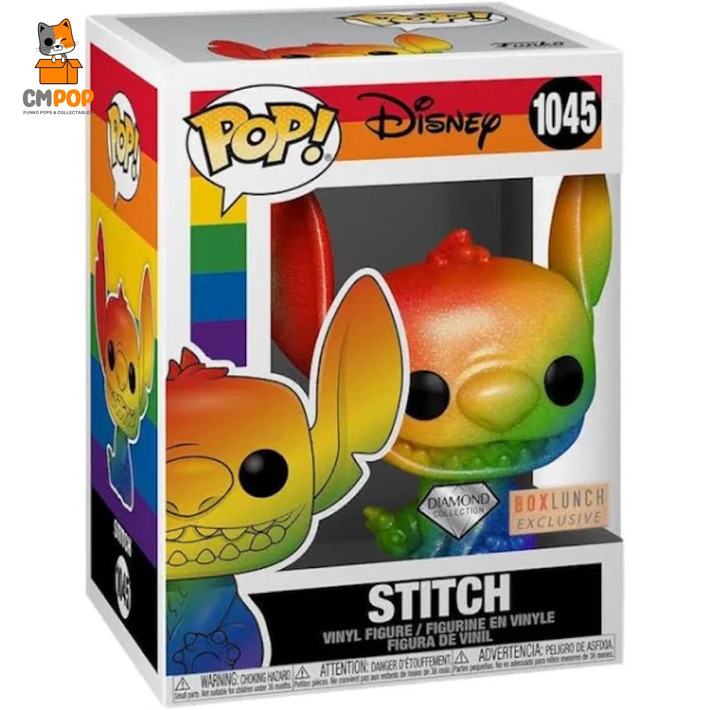 Stitch - #1045 Funko Pop! Disney Diamond Collection Box Lunch Exclusive Pop