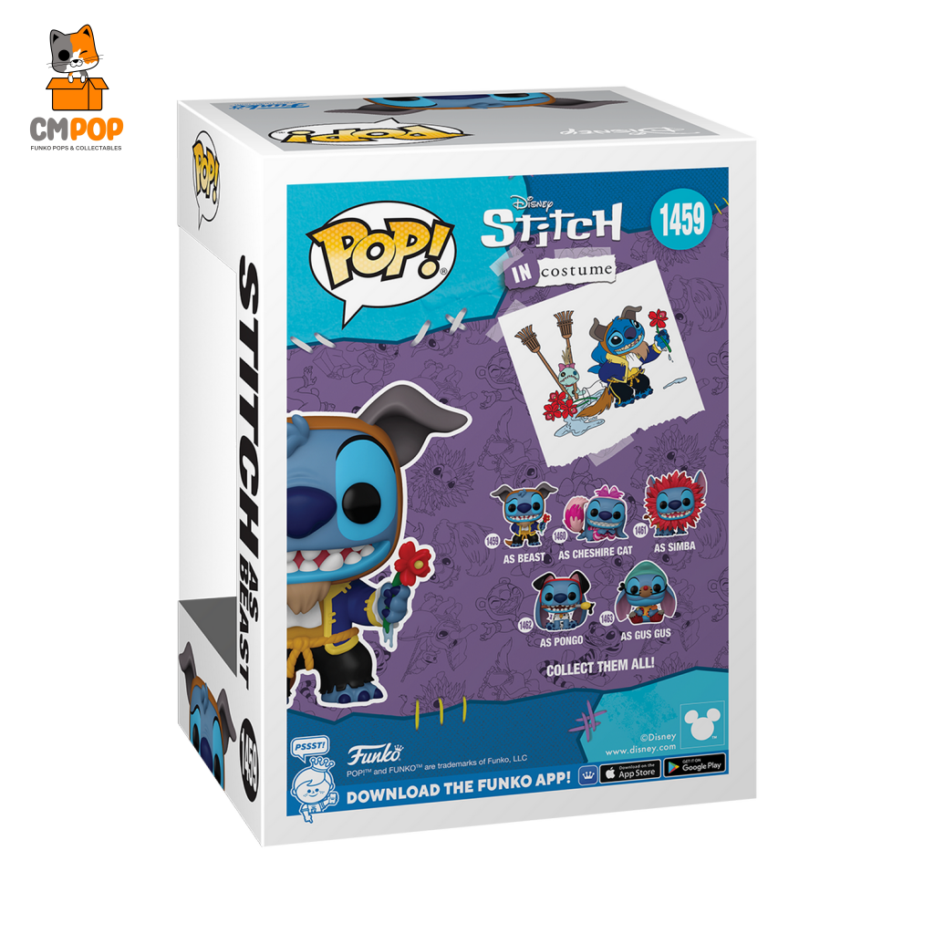 Stitch As Beast - #1459 Funko Pop! Disney Pop