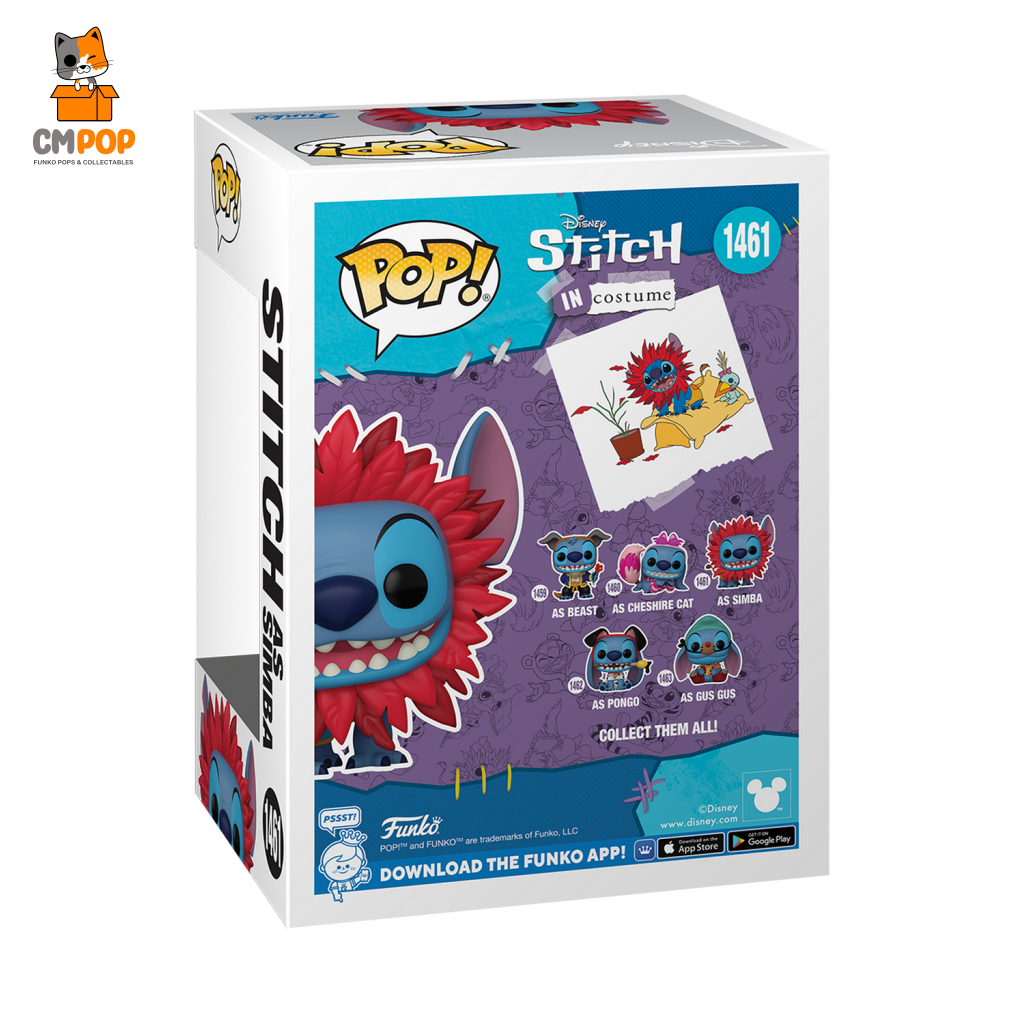 Stitch As Simba - #1461 Funko Pop! Disney Pop