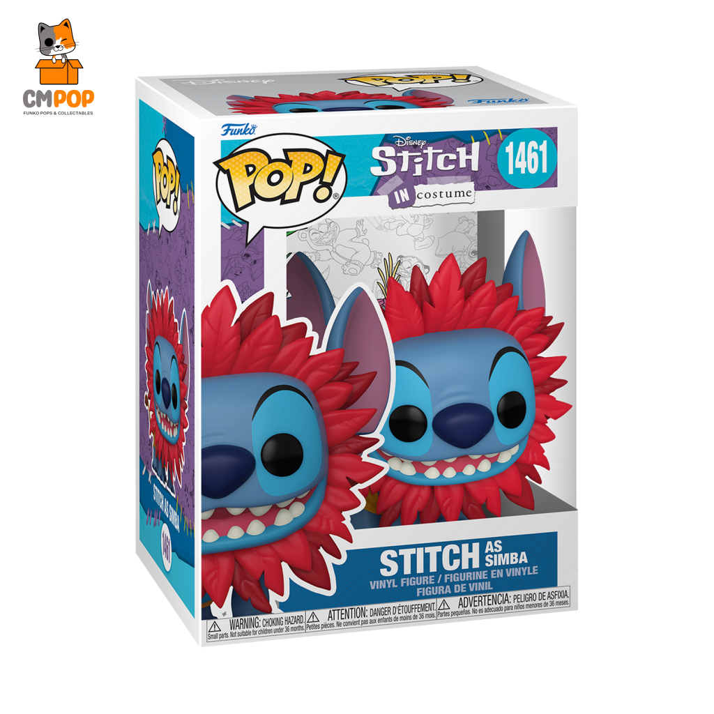 Stitch As Simba - #1461 Funko Pop! Disney Pop