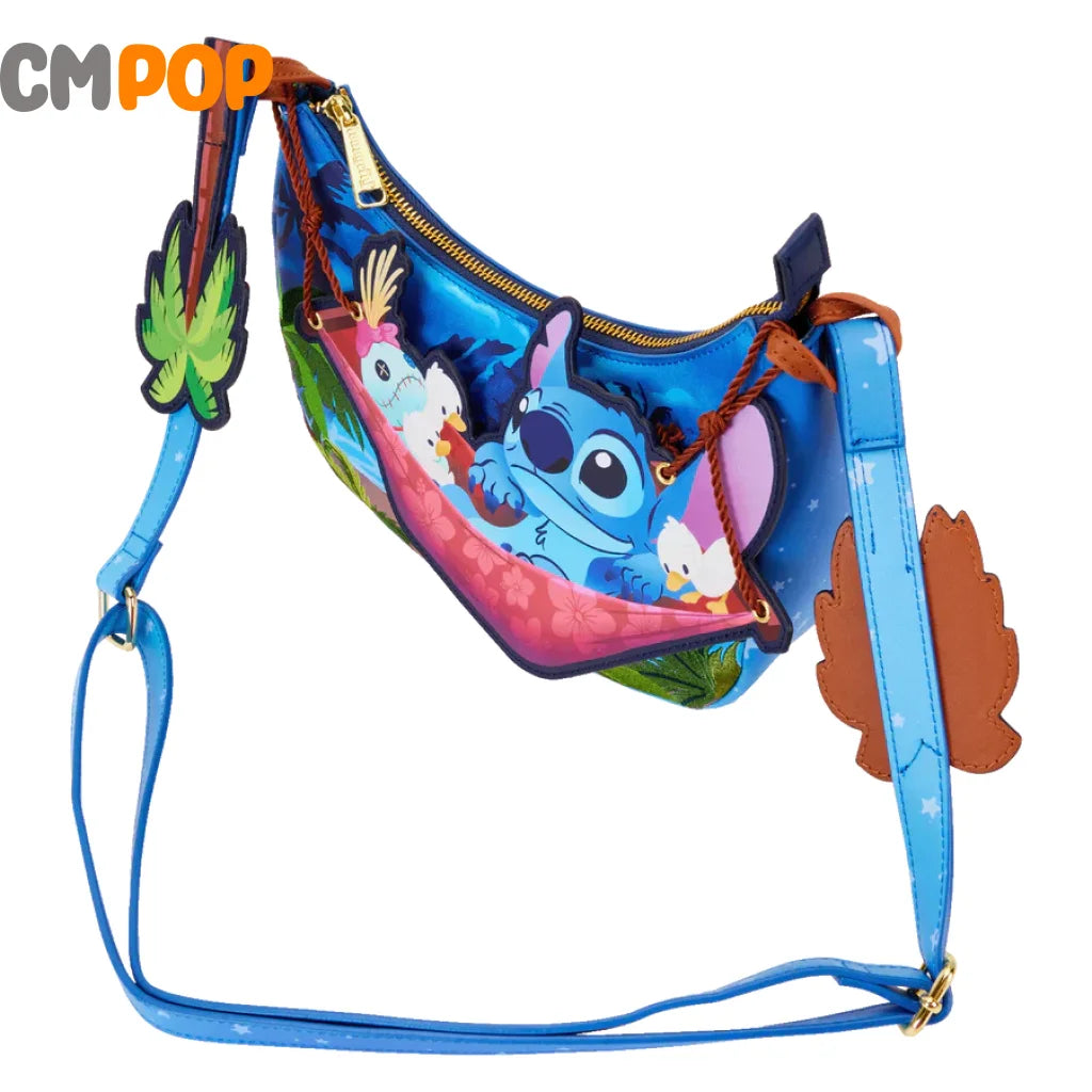 Stitch Camping Cuties Hammock Crossbody Bag - Disney Loungefly