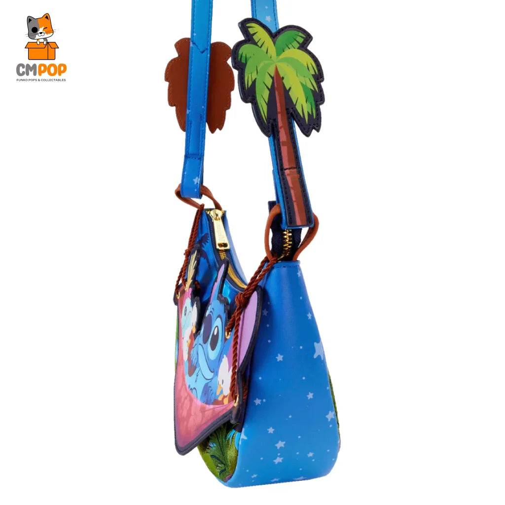 Stitch Camping Cuties Hammock Crossbody Bag - Disney Loungefly