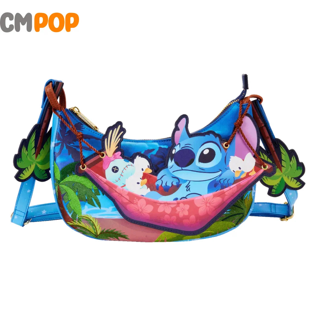 Stitch Camping Cuties Hammock Crossbody Bag - Disney Loungefly