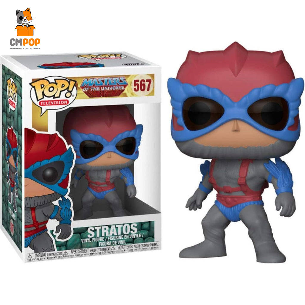 Stratos - #567 Masters Of The Universe Funko Pop! Pop Oob