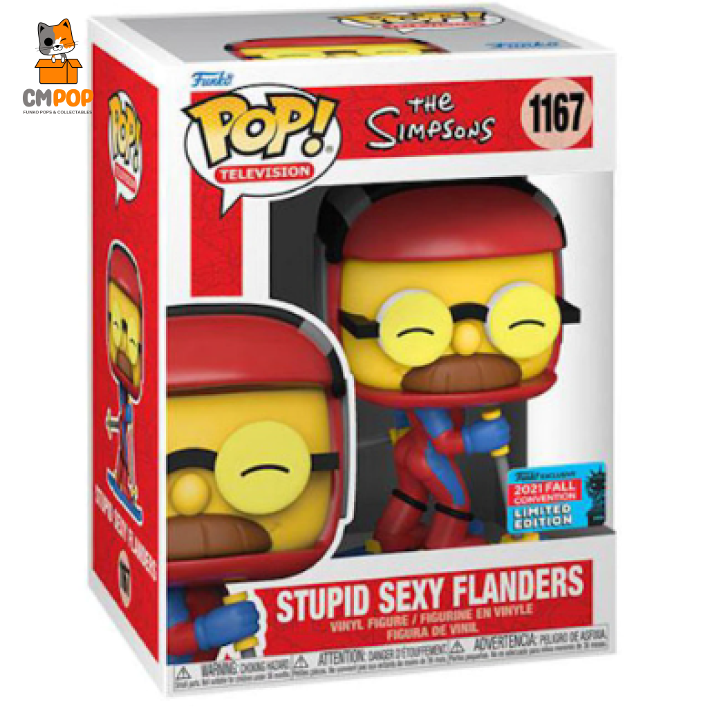 Stupid Sexy Flanders - #1167 Funko Pop! The Simpsons Nycc 2021 Convention Exclusive Pop
