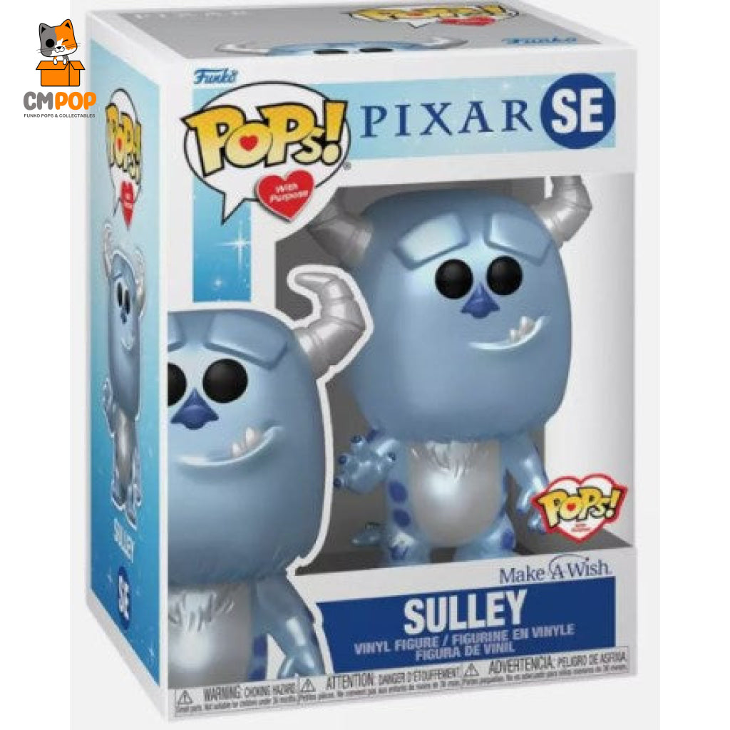 Sulley - Se Funko Pop! Disney Make A Wish Pops With Purpose Pop