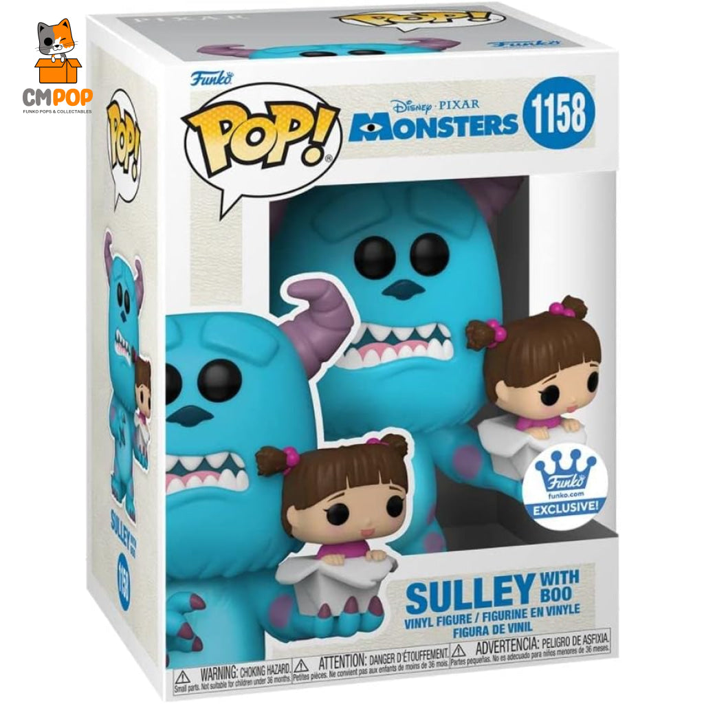 Sulley With Boo - #1158 Funko Pop! Disney Monsters Exclusive Pop