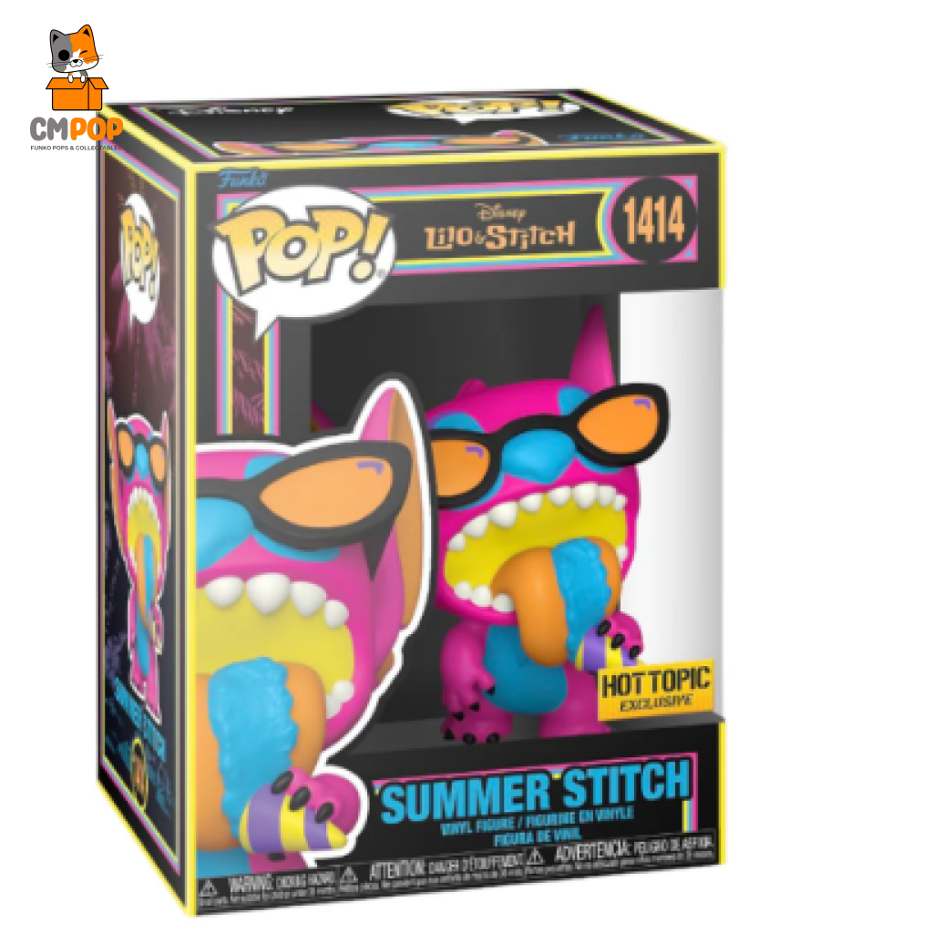 Summer Stitch - #1414 Funko Pop! Disney -Scented Hot Topic Exclusive Pop