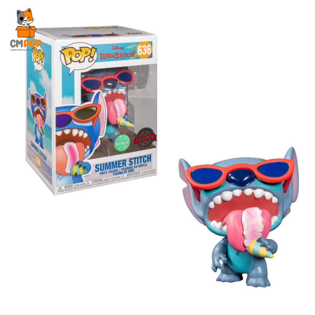 Summer Stitch - #636 Funko Pop! Disney -Scented Pop