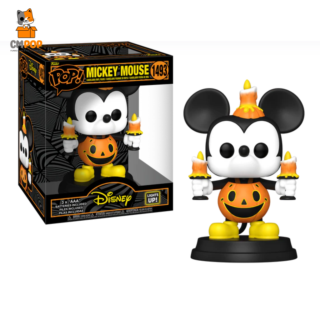 Super Mickey Mouse Halloween Light Up - #1493 Funko Pop! Disney Pop